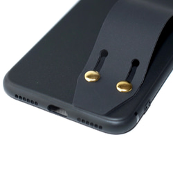 Ring Karabiner&Band iPhone Case (black) スマートフォングッズ ブラック 黒 8枚目の画像