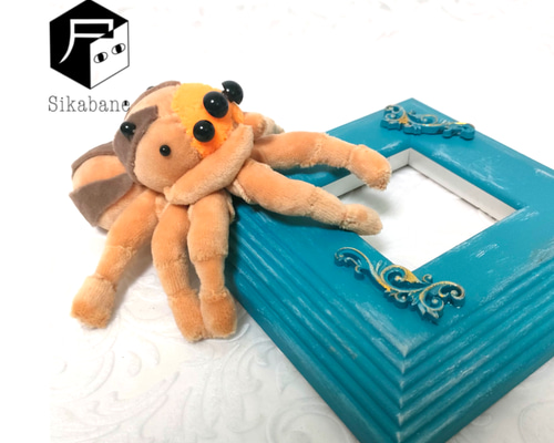 ウェル ハエトリグモのぬいぐるみ ハエトリグモのぬいぐるみ(アダンソンハエトリ) ぬいぐるみ 尸