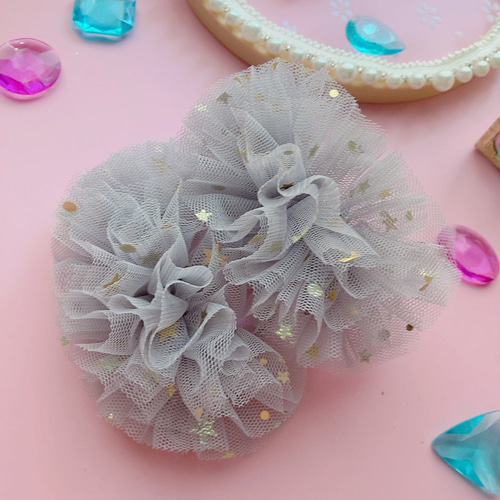 確認ヘアゴム ヘアリボン ツインテール330キラキラマーメイド