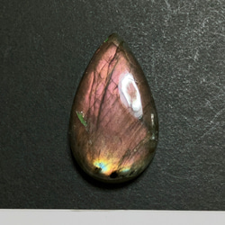 ラブラドライト[705] 32x18mm 32Cts　天然石 ／ ルース ／カボション 2枚目の画像