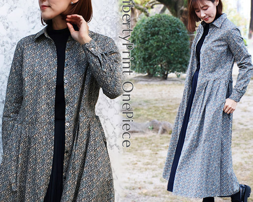 ROSE 様 リバティワンピース c7ea6ca5ceff3034a61a2dc2c73a25