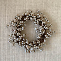 綿の雪を纏うナンキンハゼリース 綿の雪を纏うナンキンハゼリース ナンキンハゼのリース - メルカリ