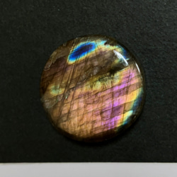 ラブラドライト[710] 25x25mm 39Cts　天然石 ／ ルース ／カボション 1枚目の画像