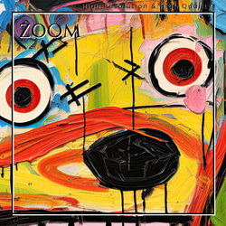 【ストリートドッグ - ゴールデンレトリバー犬 No.4】抽象画 現代アートポスター 犬の絵 犬の絵画 犬のイラスト 3枚目の画像