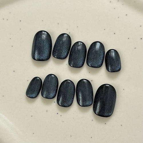 ネイビーマグネット♡ネイルチップ bcccf8c41af6732a4da07752fc087c