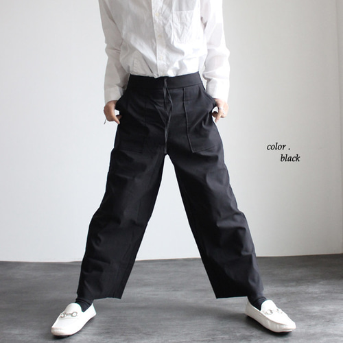 MaxMara 22SS コットンリネン ペインターパンツ ワイド ホワイト MaxMara 22SS コットンリネン ペインターパンツ ワイド ホワイト
