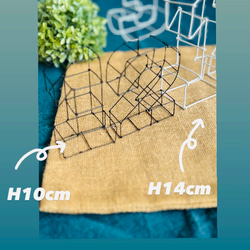 大きめナチュラルワイヤー＊ナンバー　(ホワイト)＊2ケご注文@1100 9枚目の画像
