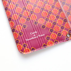 iPhone15〜【ベルト付き】アンドロイド対応・手帳型スマホケース「ストロベリーノワール城」　内側デザイン可！ 12枚目の画像