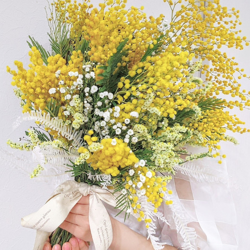 6.ミモザブーケスワッグ