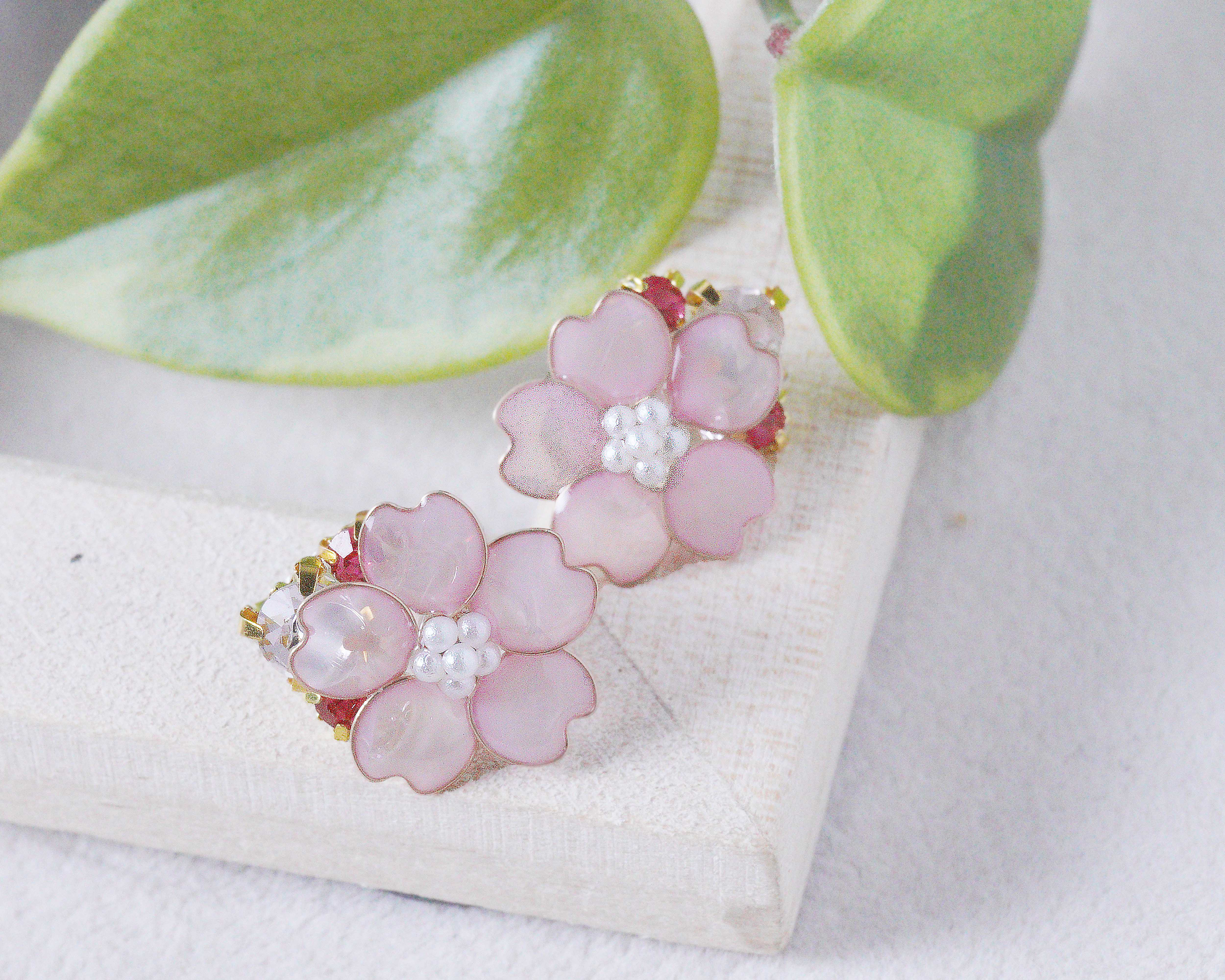 さくら咲く　春sakura　　ピアス