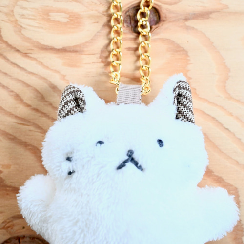 ベビねこちゃんバッグチャーム（オプションでネーム入れor応援
