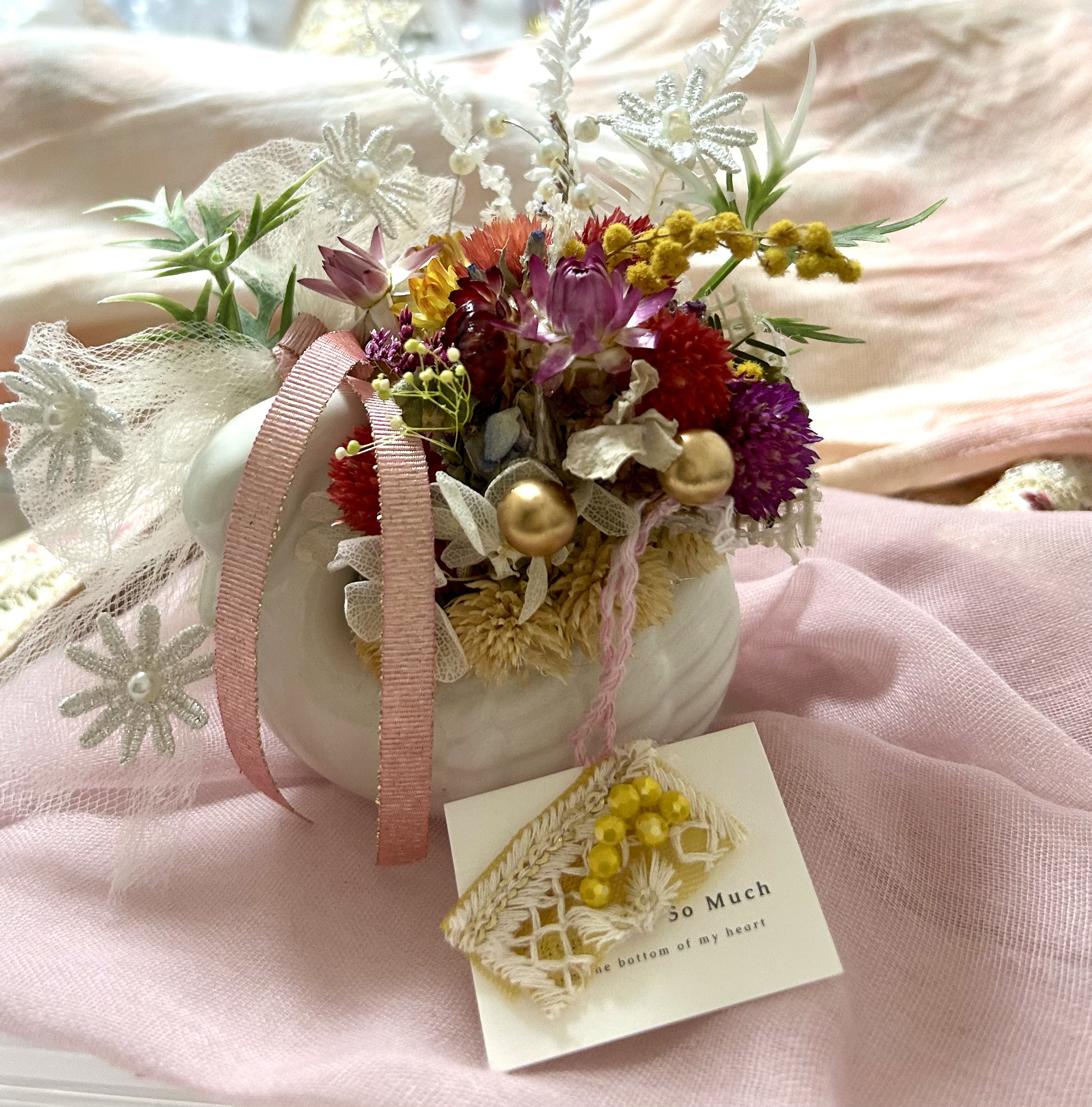 «439»◤完売致しました。◢      ラッピング無料◢白鳥と花々達