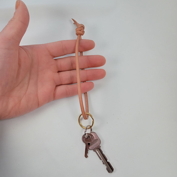 長くて丈夫な革ひもキーホルダー　ヌメ革 人気・おすすめ｜多用途・生活用品におすすめ 口コミ人気 即納 比較検討中の方に