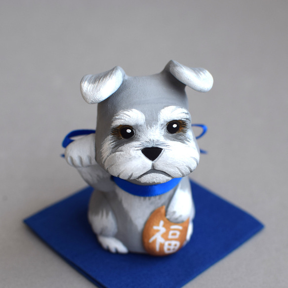 ご予約品（招き犬・シュナウザー） その他インテリア雑貨 城南窯 通販