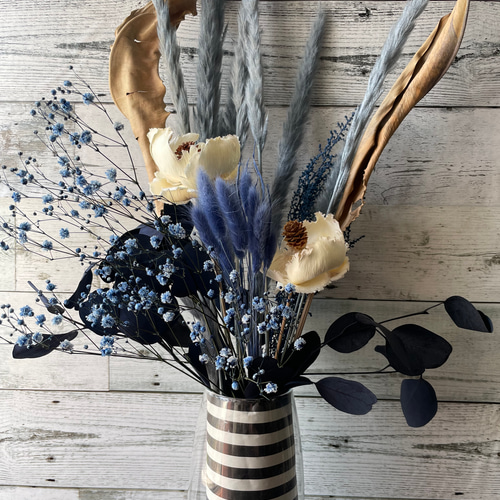 ドライフラワー モンスターカラーのインテリア そのまま飾るだけ 花束