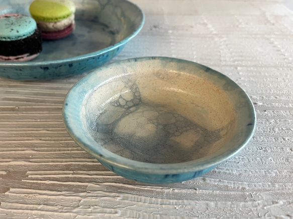 陶器丸皿_陶器ディナープレート 5枚目の画像