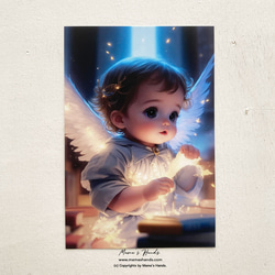 小天使魔法晚安藝術 3 明信片明信片套裝♪ 第3張的照片