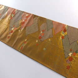 [(16)1826] 99.5cm/平鋪型珠地小袖圖案/桌旗/日式/腰帶翻拍 第2張的照片