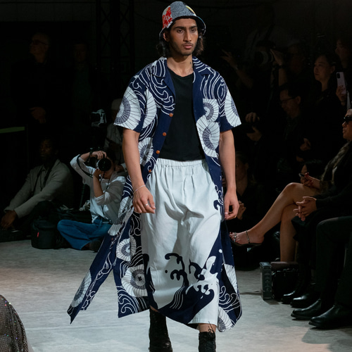 VFW Acote 半袖 ロングアロハシャツ スカート セットアップ 浴衣