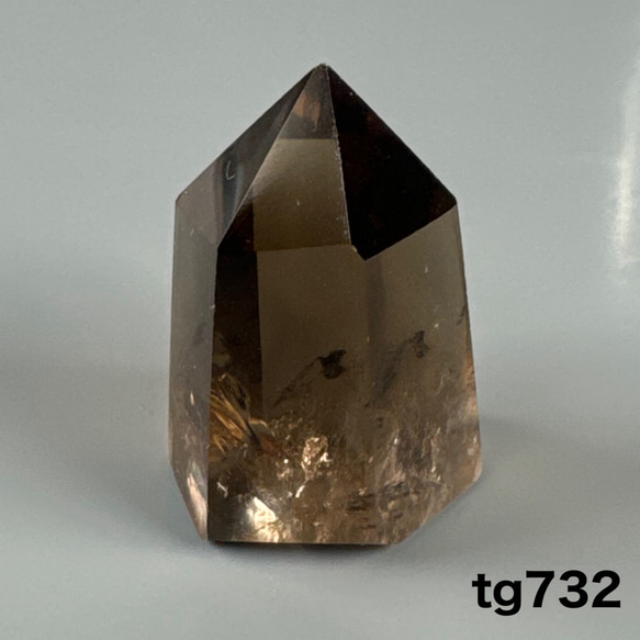 スモーキークォーツ 30mm ポイント tg732 天然石 pinky 通販 17186578
