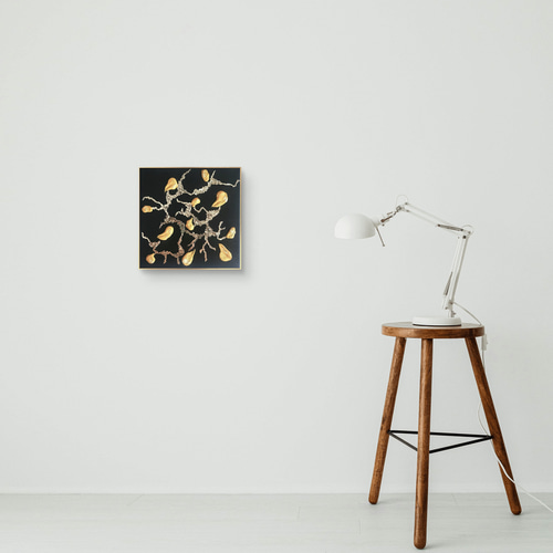 ビッグバンⅡ / テクスチャーアート 18×18㎝ S0 原画1点のみ モダン ビッグバンⅡ - 抽象画 18×18㎝ 【S0】 原画1点のみ テクスチャ