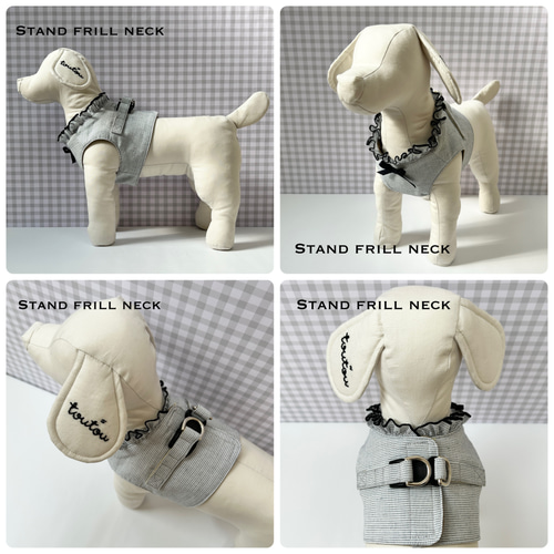 受注製作ベーシックハーネス* 犬用ハーネス/犬服/おしゃれ