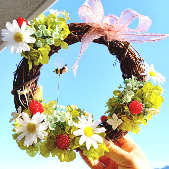 いちご畑ナチュラルリース