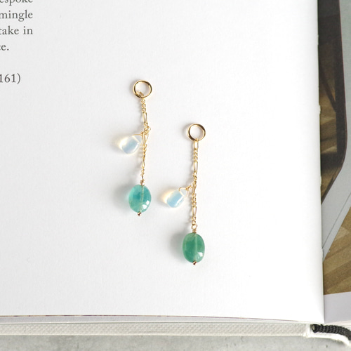 14kgf 天然石　グランディディエライト　ロング　ピアス　イヤリング 楽天市場】グランディディエライト ピアスの通販