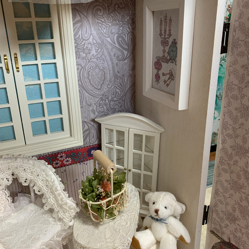 【予約販売】本 クローゼットタイプ ドールハウス ヨーロッパ風のお部屋A10 小物・アクセサリー