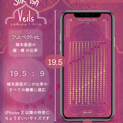 【sparky FUCHSIA / フューシャ】月暦 x アラビアン シルキッシュベール　ムーンカレンダー 5枚目の画像