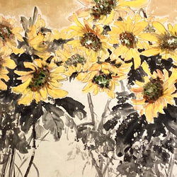 40% OFF ❤︎❤️❤︎ ¥19,800→¥11,900『Anemone アネモネ畑 V3』墨絵