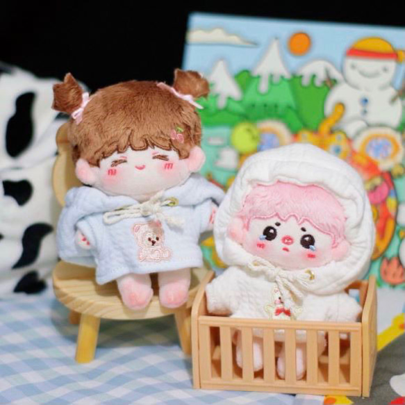 無属性 ぬいぐるみ 10cm 着せ替えぬいぐるみ 女の子 綿人形