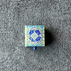 キャメルボーンの小箱　宝石箱 ターコイズ【JAABEH-045】 6枚目の画像