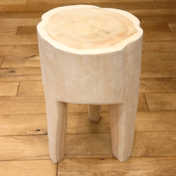 Hinoki  Wood  Stool  No.559 1枚目の画像