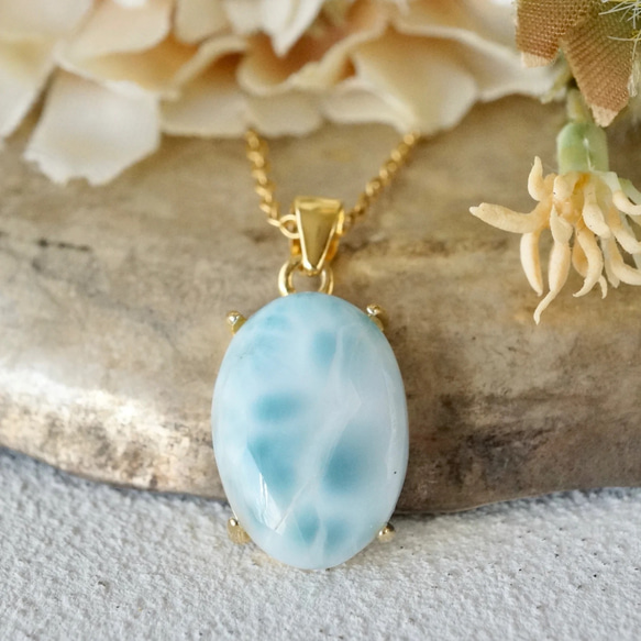 ラリマーペンダントトップ silver925