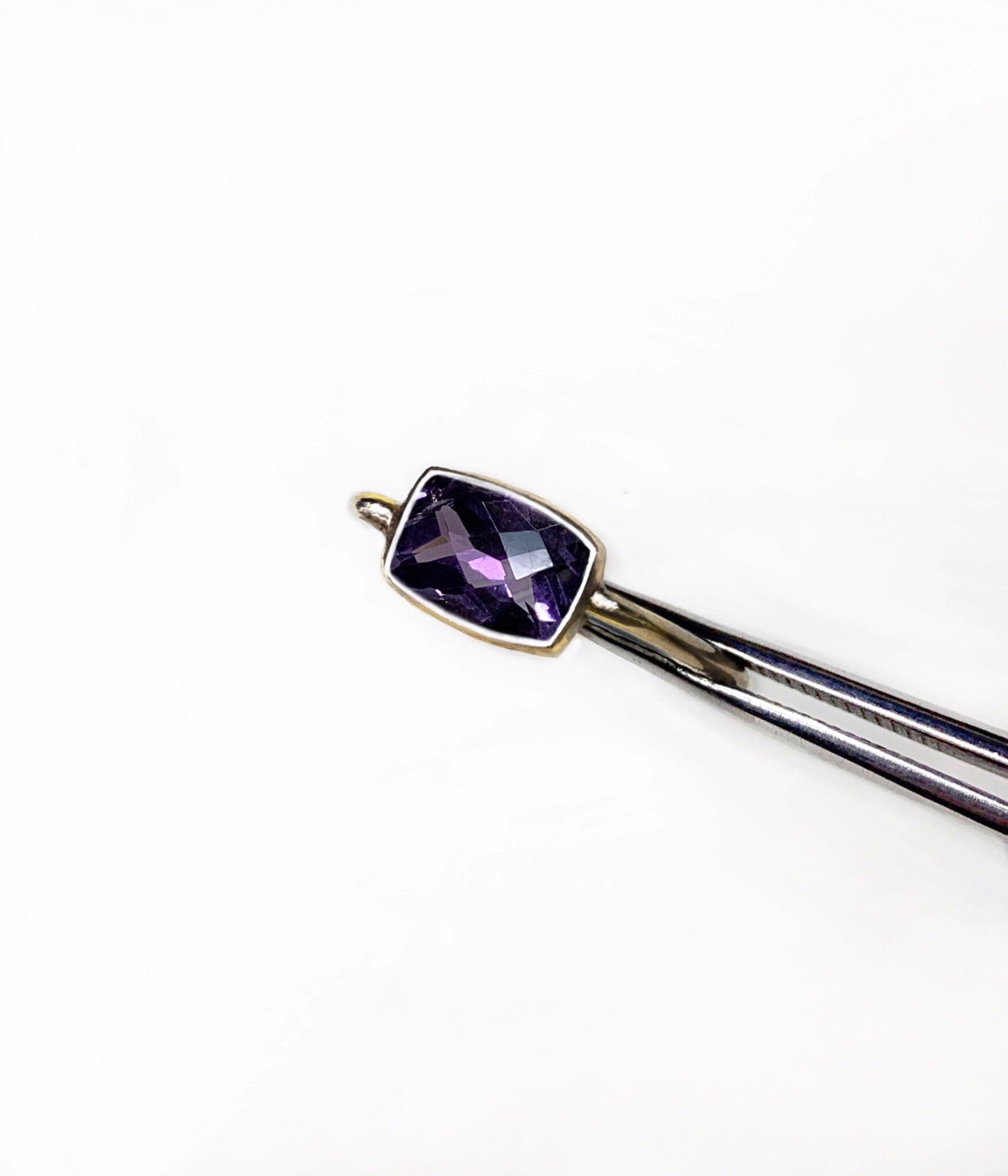 k18 Amethyst Baguette リング/ 受注制作