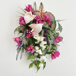 Square wreath プリザーブドフラワー Atelier Kamiyu 通販 4278296