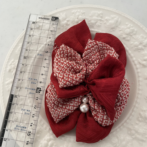 M-26】七五三 髪飾り ヘッドドレス 個性的 着物リメイク 753 七五三