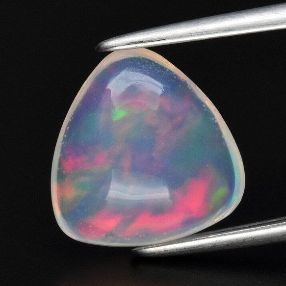 透明感ある綺麗な遊色 天然 クリスタル オパール 1.62ct ルース