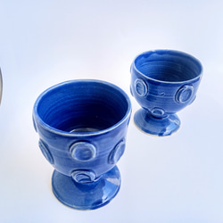 陶器の瑠璃の杯　 2枚目の画像