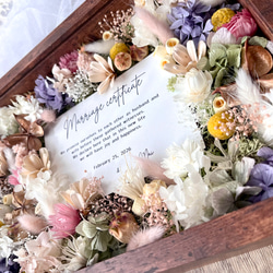 【A4８０本分】ゲスト参加型結婚証明書80名様分✴︎Flower gardenA4サイズ 3枚目の画像