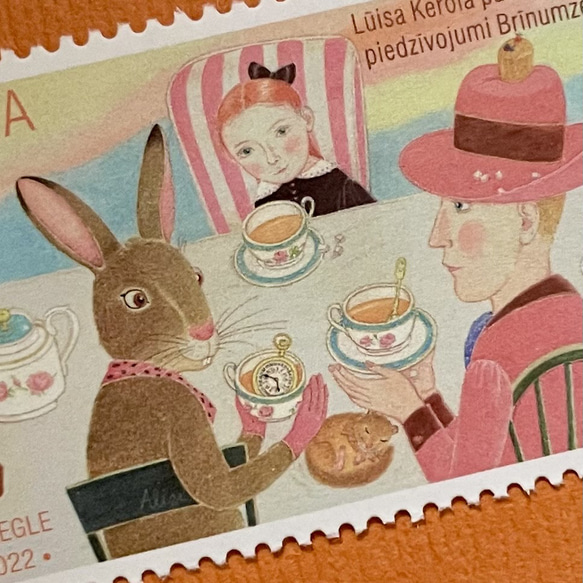 ちいさなartmuseum　Latvia　stamp 1枚目の画像