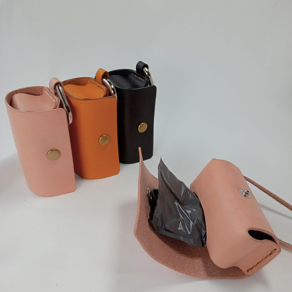 ヌメ革パスケース（中古、現品限り） 名刺入れ/定期入れ 