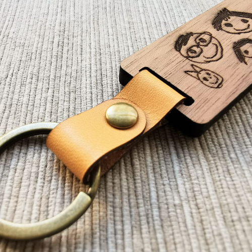 木ぃホルダー【完全オーダー】お絵描き・ショップ・記念品に