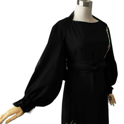 送料無料 着物 リメイク 絽 正絹 シルク ボレロ カーディガン ドレスやワンピースなどに ハンドメイド 1枚目の画像
