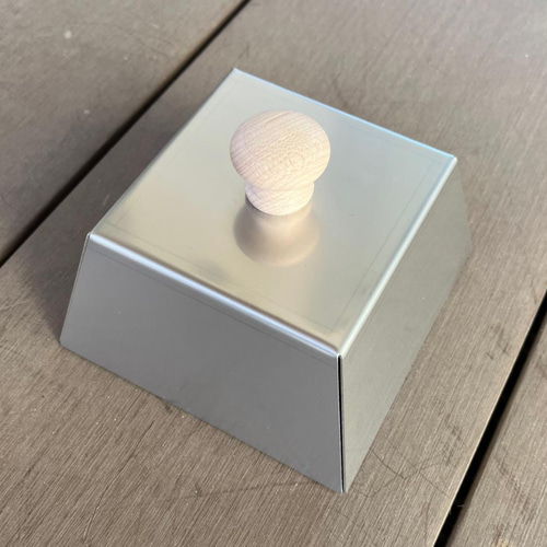 蒸し蓋 タフまるJr 適応サイズ 鉄板用 120mm×120mm 高さ60mm