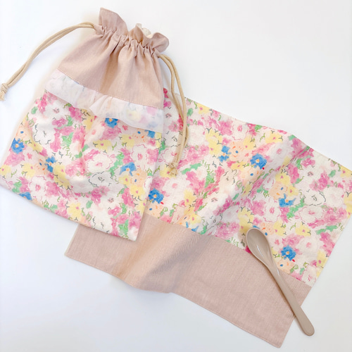 サイズオーダー】ランチョンマット／巾着袋給食袋