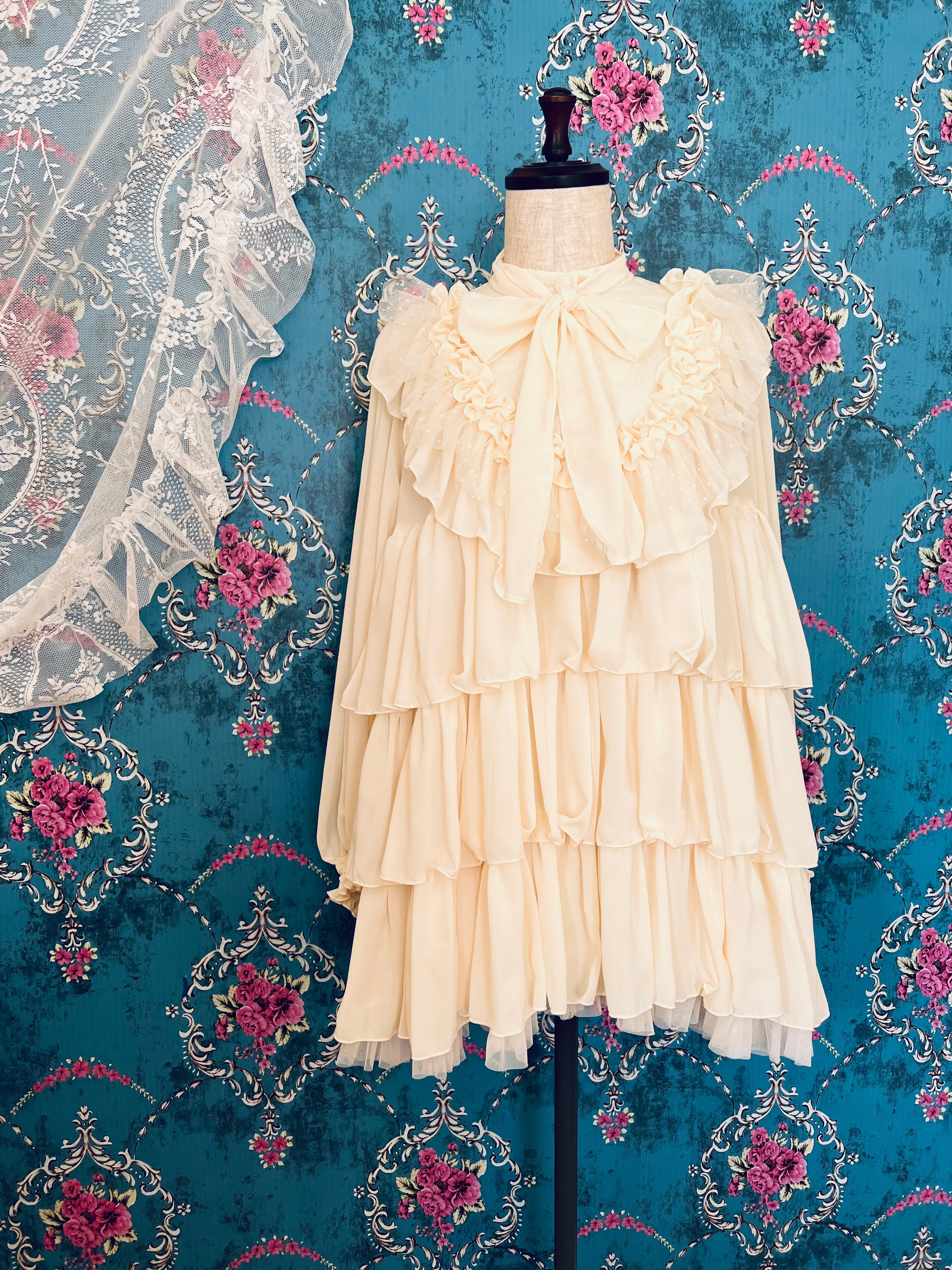 ふんわりティアードSarah -サラ-【creamカラー】