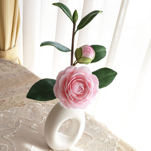 乙女椿✿カメリア✿クレイフラワー アートフラワー Clay Art Kanon