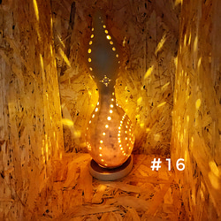 ひょうたんランプ#16/卓上ランプ/照明/ヨガ 3枚目の画像